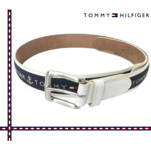 TOMMY HILFIGER  牛革コンビベルト USモデル