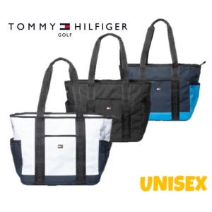 TOMMY HILFIGER GOLF トミーヒルフィガー ゴルフ THMG4ST3 UNISEX ユニセックス トートバッグ カラーブロック｜golf-club-daiju