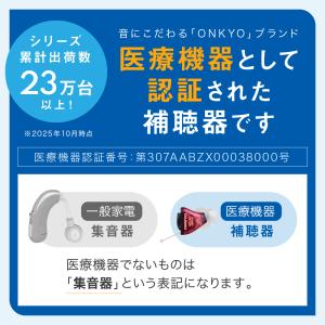 オンキヨー 補聴器 OHS-SC1 L 左耳用...の詳細画像3