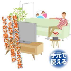 お手元スピーカー 高齢者 テレビ用 ワイヤレス...の詳細画像1