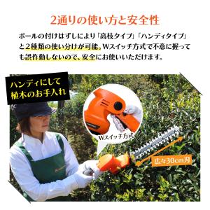 ヤードフォース 12Vコードレス2WAYバリカ...の詳細画像3