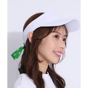 【新品正規品】パーリーゲイツ/ニコちゃん スマイル サンバイザーホワイト PEARLY GATES 【新品】パーリーゲイツ つば広サンバイザー 白