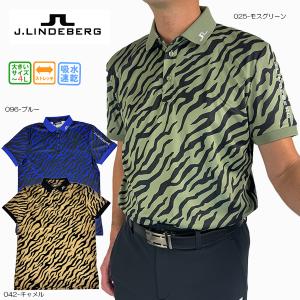 J.LINDEBERG（メンズ）ゴルフウェア 吸水 速乾 Regular Fit 半袖