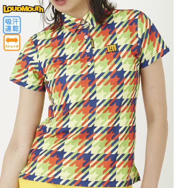 セール ラウドマウス レディース 半袖ポロシャツ オータムナルハンドトゥース 772650-335 ...