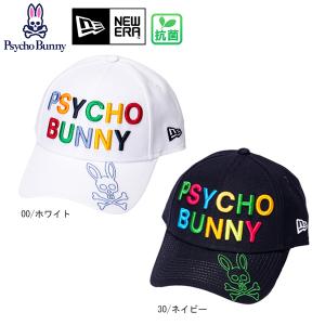 サイコバニー キャップ ニューエラコラボ PBMG301F 9FORTY ゴルフ NEW ERA 帽子 Psycho Bunny ゴルフアクセサー PB CAP｜golf-line