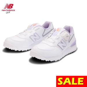 セール ニューバランスゴルフ レディース スパイクレス ゴルフシューズ WGBS574W 574 v3 BOA newbalance golf 大きいサイズ有 2E 靴｜golf-line