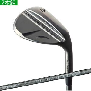 カスタム 2本組 フォーティーン ウェッジ ニッケルクロムメッキ ガンブラック RM-α　FOURTEEN GOLF Recoil リコイル95/110 USTマミヤ シャフトラボ｜golf-magazzino