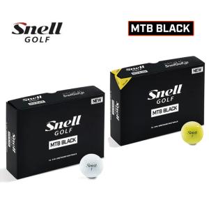 スネルゴルフ ゴルフボール MTB BLACK ブラック 1ダース(12球入り)  日本正規品 2021年継続モデル スネルボール
