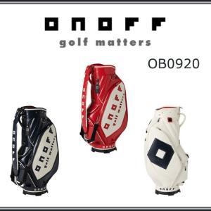 【レッド ラスト1点です。】ONOFF オノフ ゴルフ キャディバッグ OB0920 2021年継続モデル
