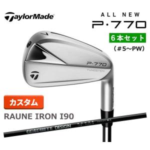 テーラーメイド 2023 P770 アイアン 6本セット (＃5〜PW) RAUNE IRON ラウ...