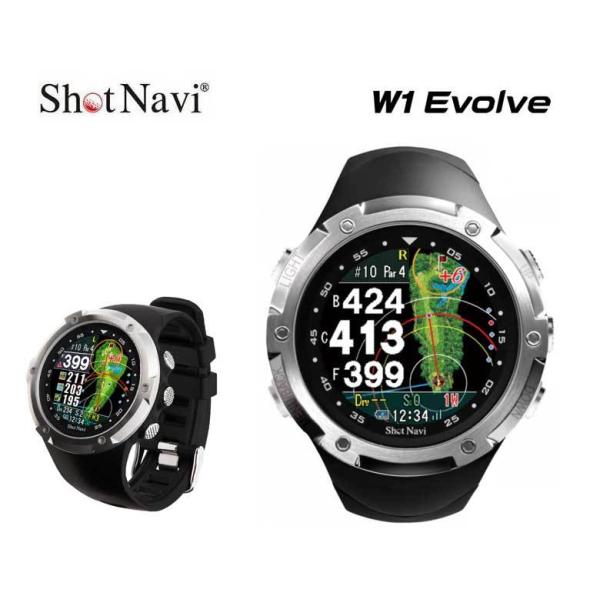 ショットナビ ゴルフ W1 Evolve エボルブ 腕時計型 GPSナビ  G-629  ゴルフ用距...