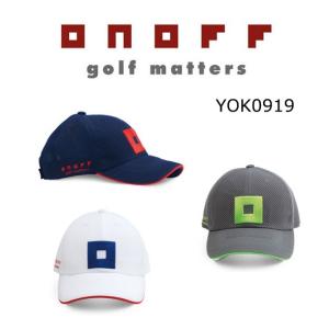 オノフ ゴルフ メンズ 2重メッシュ キャップ 吸汗速乾 ONOFF【YOK0919】｜golf-season