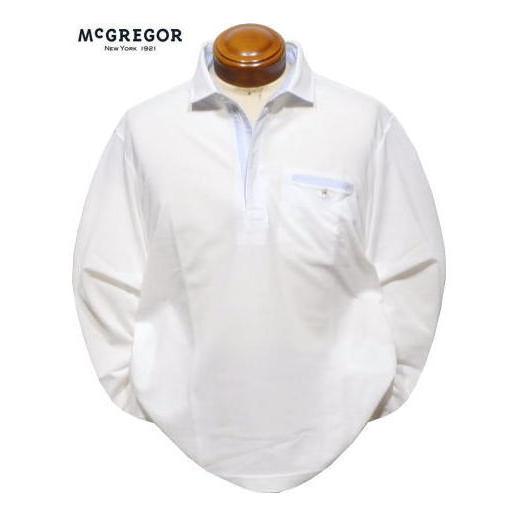 マクレガー 長袖ポロシャツ メンズ 111613105 家庭洗濯可 吸汗速乾 長袖シャツ M.L.L...