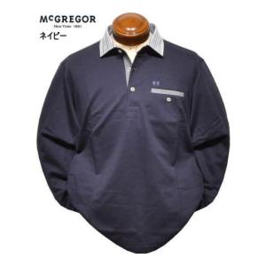 McGREGOR（マックレガー） 長袖ポロシャツ L メンズ 111614606 日本製