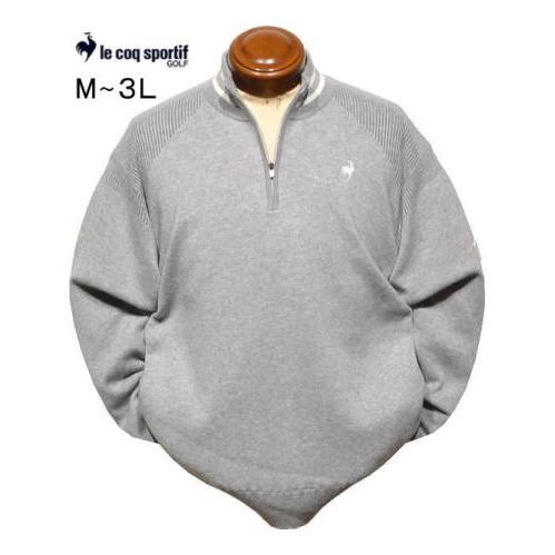 ルコックスポルティフ ハーフジップセーター LL メンズ LG5FST81M 手洗い可 防風裏地付き...