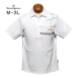 マンシング 半袖ポロシャツ メンズ MEMXJA02 UVカット ストレッチ 半袖シャツ 2024年春夏新作 M/L/LL/3L｜golf-spring