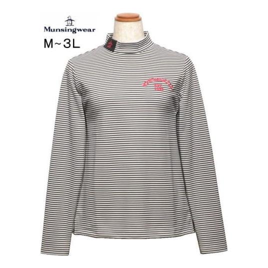 マンシングウエア モックネック長袖シャツ L/LL レディース MG5FLS25L 日本製 ヒートナ...