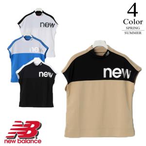 メール便・ゆうパケット ニューバランス New balance GOLF モックネックシャツ （M/L寸：レディース） ポイント5倍 2024春夏新作モデル 012-4166505｜golf-suehiro