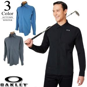 メール便・ゆうパケット オークリー OAKLEY ゴルフ 長袖ポロシャツ（M/L/XL寸：メンズ） 秋冬 SALE 401934jp｜golf-suehiro