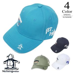 期間限定 マンシングウェア Munsingwear ゴルフ コットンツイルキャップ 2022春夏新作モデル