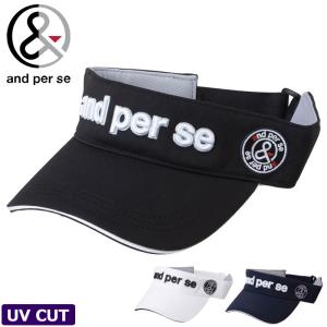 有 アンパスィ 2023 メンズ バイザー AUA0005 立体ロゴ刺繍