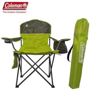 Coleman コールマン クーラークアッドチェア 日本モデル ドリンククーラー付 耐荷重147kg 2000031821  キャンプ用 折りたたみチェア 寝具 アウトドア用品 イス｜golf-thirdwave