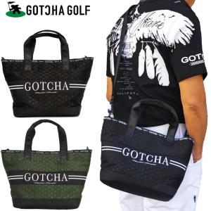 ガッチャゴルフ ミニトートバッグ 保冷機能付 ジオメトリック 233GG8500 ショルダーバッグ GOTCHA GOLF 3SS2 ゴルフ用バッグ 肩掛け ラウンドポーチ AUG1｜golf-thirdwave