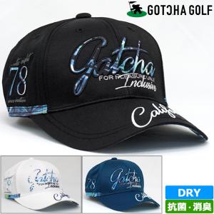 ガッチャゴルフ 2022 吸汗速乾 キャップ 222GG8710 ボタニカル柄使い GOTCHA GOLF  22SS ゴルフウェア 帽子 AUG1
