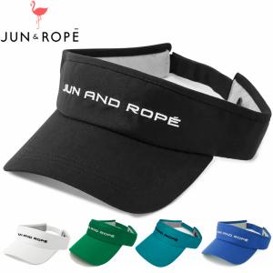 JUN＆ROPE メンズ 吸汗 メッシュ サンバイザー コットンツイル EJU13000 3SS2 ゴルフウェア バイザー 帽子 ジュンロペ トップス JUL1｜golf-thirdwave