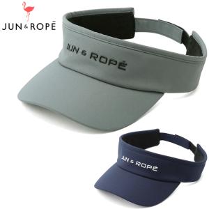 クーポン有 JUN＆ROPE 2024 メンズ ベーシック サンバイザー ポリエステルツイル EJU14000  24SS ゴルフウェア バイザー 帽子 ジュンロペ トップス MAY2｜golf-thirdwave