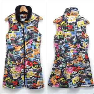 偉大な ラウドマウス ゴルフウェア レディース 中綿 ワンピース 032 16fw 日本規格 防寒 ベスト ゴルフウェア 高質