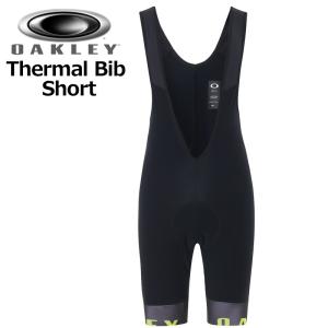 均一SALE オークリー Oakley メンズ サイクルウェア サーマルビブ THERMAL BIB SHORT 442511 9SS1 ロードバイク 自転車 サイクルウェア ビブショーツ