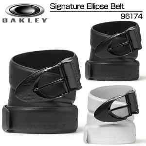 オークリー Oakley メンズ レザーベルト 本革 Signature Ellipse Belt 96174 USモデル ゴルフウェア