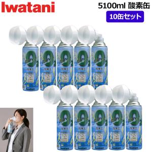 イワタニ ピュア酸素缶 5100ml NRS-1 10缶セット 日本製 イワタニ産業 IWATANI 登山 トレッキング アウトドアスポーツ インドアスポーツ 10本セット OCT3 NOV1｜golf-thirdwave