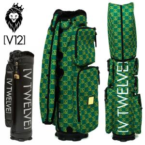 V12 ゴルフ 8.5型 キャディバッグ VT MONOGRAM 8.5 本体+カバーセット V122310-CV03L 65 REEN ヴィ・トゥエルヴ 3SS2 ラップテック ゴルフ用バッグ FEB1｜golf-thirdwave