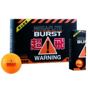 ゴルフボール 非公認球 メガフライト バースト MEGAFLITE BURST ORANGE 6球入 2017モデル