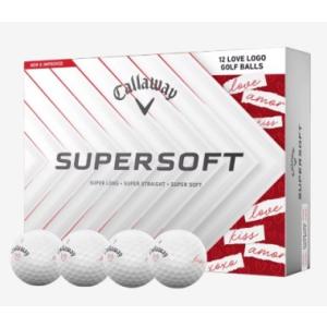 ゴルフボール キャロウェイ SUPERSOFT LOVE LOGOボール 数量限定品 Callawa...