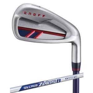 ゴルフ クラブ アイアン メンズ オノフ 赤 アイアン5本セット（6〜PW）N.S.PRO ZELOS 8 スチールシャフト ONOFF IRON AKA グローブライド 2020モデル｜golf-westandeast