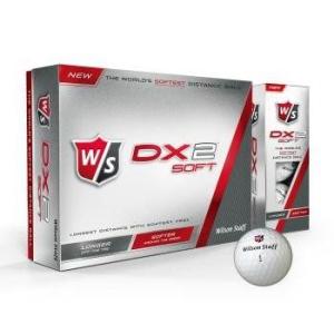 ウィルソン DX2 SOFT ゴルフボール 37324 WILSON GOLF BALL 1ダース（12球）｜golf-westandeast