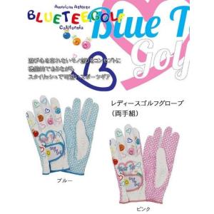 BLUE TEE  ブルーティーゴルフ　レディース 両手用 ゴルフグローブ