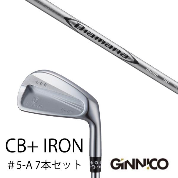 7本セット / イオンスポーツ ジニコ GINNICO CB+ Iron #5-A / ディアマナ ...