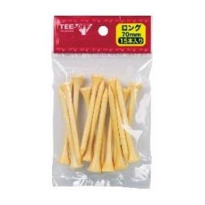 レザックス　TEE-OFF ティーオフ ウッドティー ロング 70mm 15本 TOTE-6775 ※クリックポスト（全国一律送料198円）