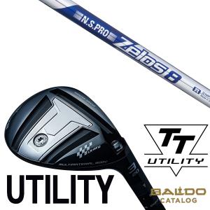 カスタムクラブ 左右選択 2024 BALDO バルド TTシリーズ UT / N.S.PRO Zelos8 アイアン シャフト｜golf20c