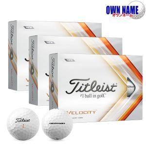 【オウンネーム受付(納期3-4週)】(無料オウンネーム対応) タイトリスト Velocity(ベロシティ) ゴルフボール 3ダース(36球)  2023年モデル(日本正規品) :p-velocity-own-achsh:ゴルフショップセブンGOLF7 - 通販 - Yahoo!ショッピング