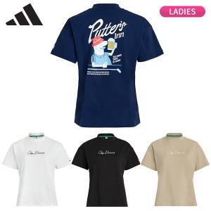 アディダス ゴルフ(adidasGOLF) CHIP バックグラフィック モックネック 半袖シャツ OGH85 レディース ウェア 2026年秋冬｜ゴルフショップセブンGOLF7