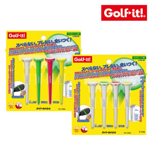 ライト(LITE) ライティー 80 T-770 (80mm) 2025年 (ゴルフティー)