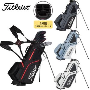 タイトリスト ニューハイブリッド5 スタンドキャディバッグ TB21SX6 (9型 軽量2.3kg) メンズ 2023年モデル｜golf7