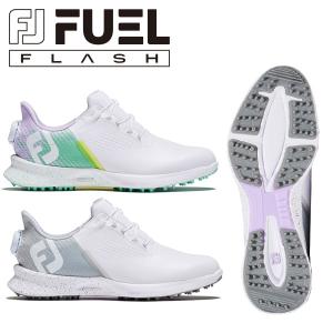 フットジョイ WOMENS FJ フューエル フラッシュ(FUEL-FLASH-BOA) スパイクレス ゴルフシューズ BOAタイプ  レディース 2024年モデル｜golf7