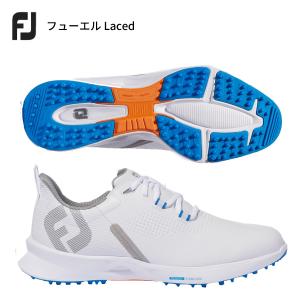 (クリアランス)フットジョイ FUEL フューエル レース メンズ ゴルフシューズ 紐タイプ スパイクレス 2023年モデル