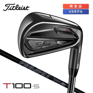 タイトリスト T100S All Black アイアンセット 8本組 4I-PW+W ProjectX LZ ONYX スチールシャフト装着 右用 USモデル｜golfaholics